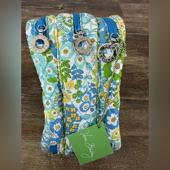 Vera Bradley Three to Get Ready Cosmetic Bag English Meadow - Picture 8 of 8